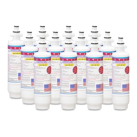 American Filter Co LG ADQ36006101S Comparable Refrigerator Water Filters, 12PK ADQ36006101S-AFC-RF-L3-12-68831